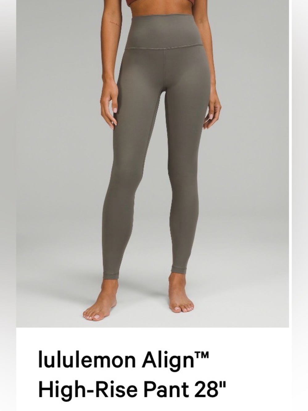 lululemon athletica Align High-Rise Leggings - Grey Sage